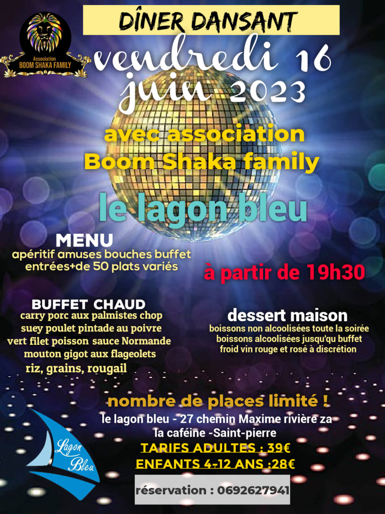 Affiche : Dîner dansant — association