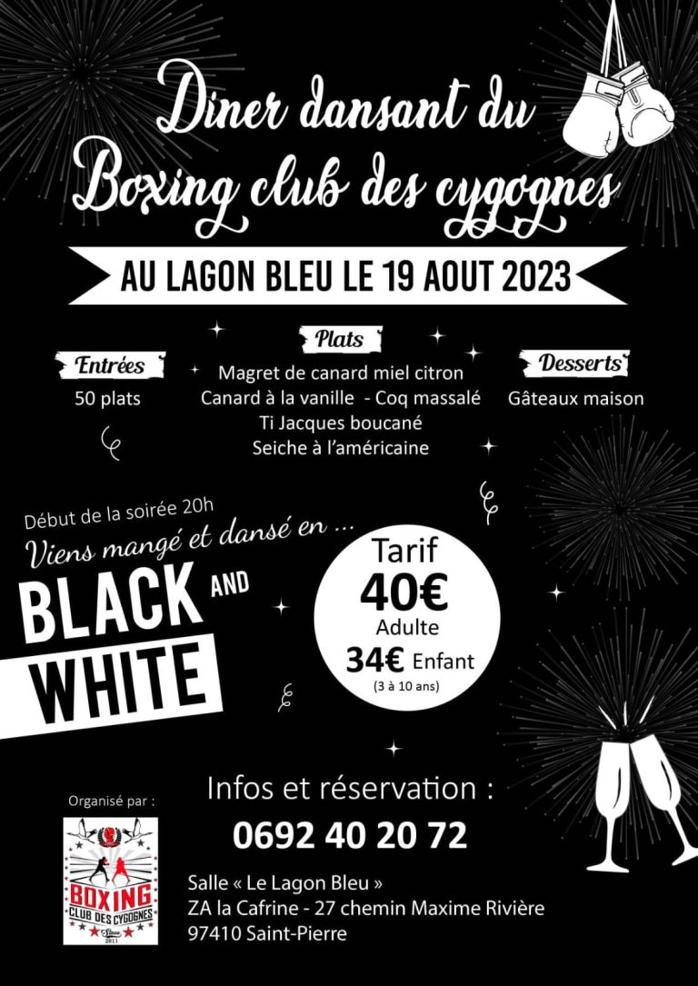 Affiche : Dîner dansant — association