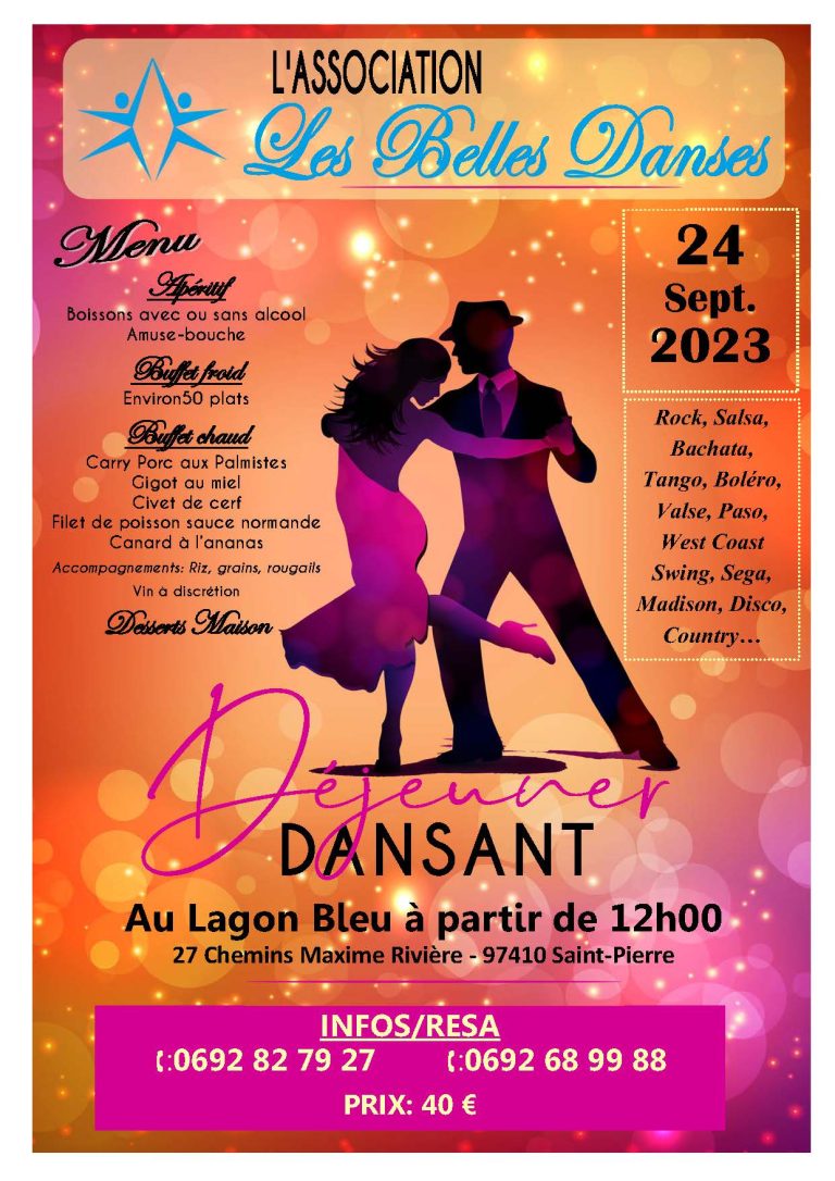 Affiche : Dîner dansant — association