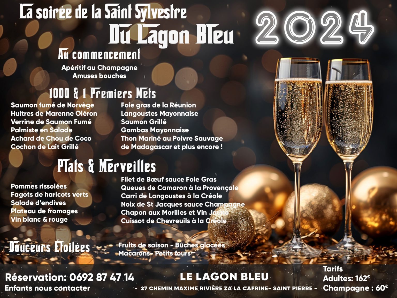 Affiche : Dîner dansant du Réveillon