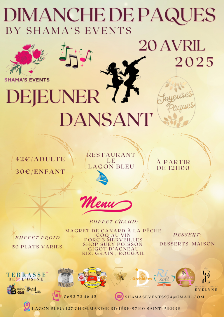 Affiche : Déjeuner dansant de Pâques