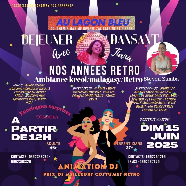 Affiche : Déjeuner dansant — association