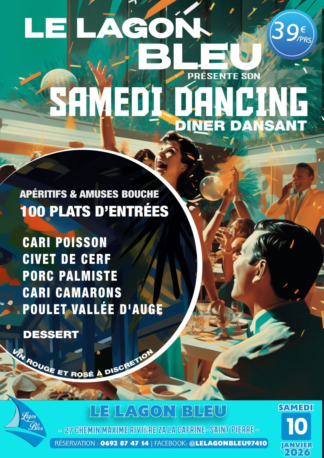 Affiche : Dîner dansant