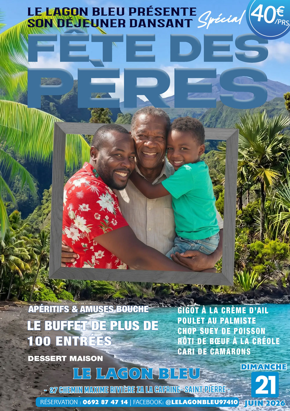 Affiche : Fête des pères