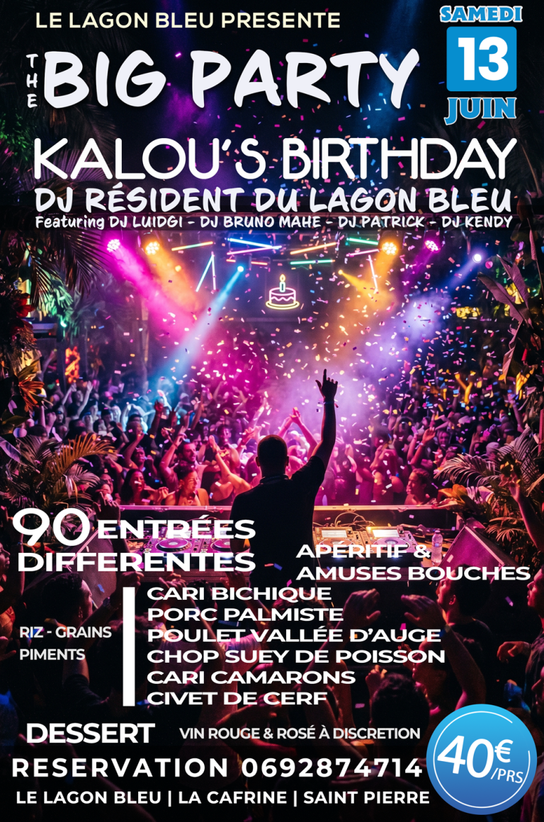 Affiche : Soirée Anniversaire Kalou