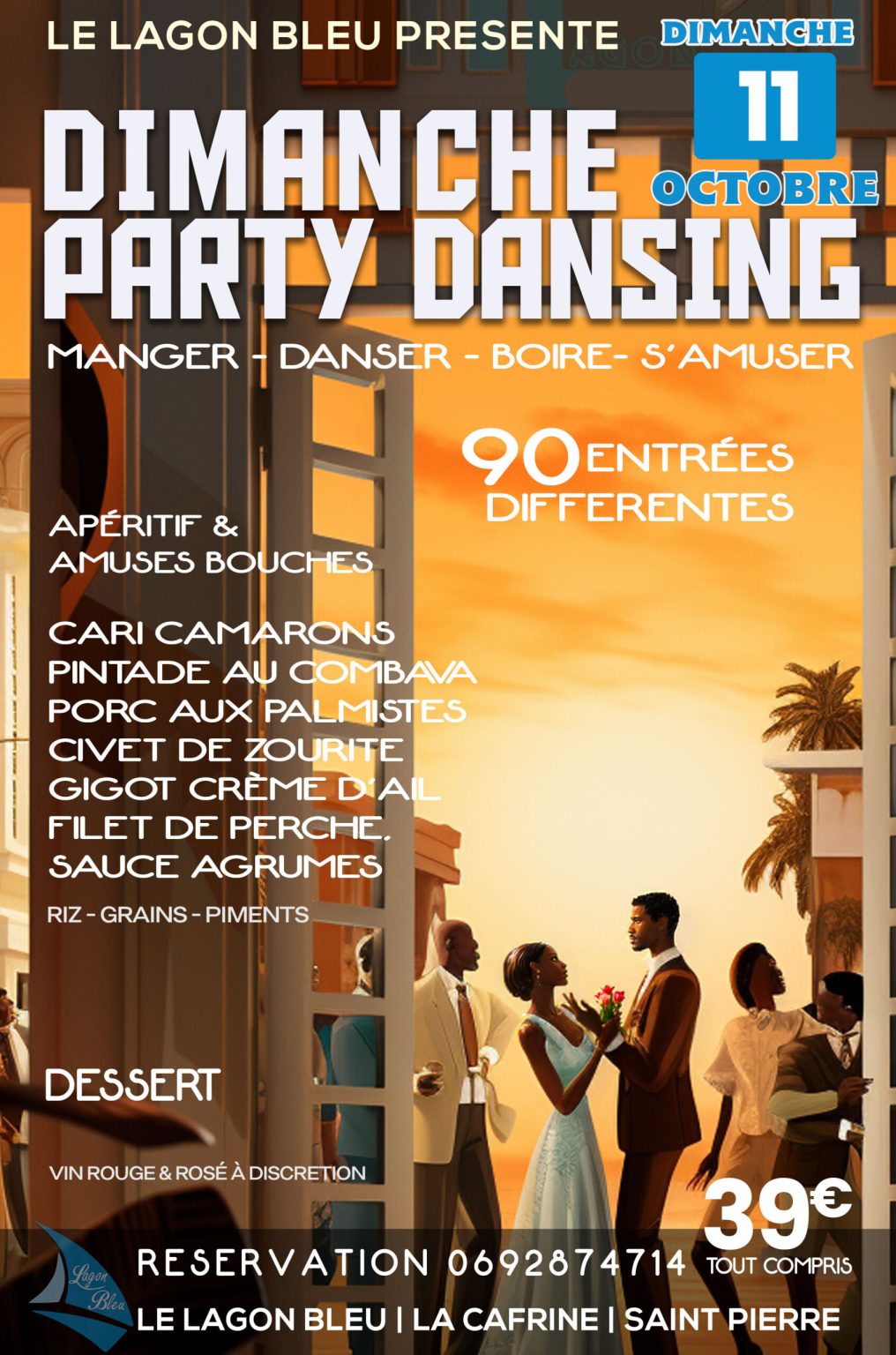 Affiche : Dimanche Party Dancing