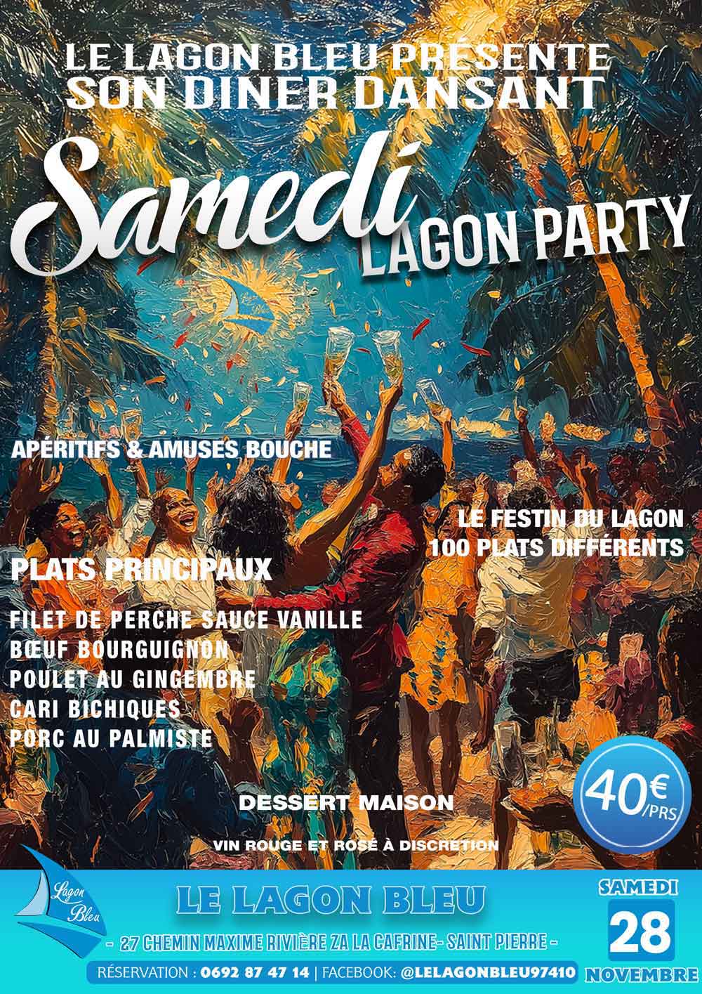 Affiche : Samedi Lagon Party